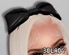 DY*Bow Headband Black