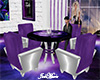 Purple Rose Chat Table