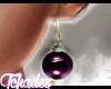 T|Purple Pearl*earrings