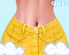 🅟 yellow denim skirt