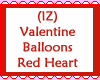 VDay Balloons Hearts Red
