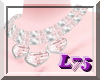 Pink Hearts Choker