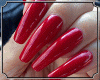 LONG RED NAILS