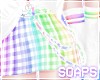 +Cute Skirt Rainbow