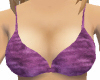 Purple Velvet Bikini Top