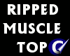 Ripped Muscle Top  Black