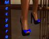 Shoes black-blue