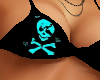 Dub skull bikini - blue