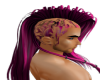 Evil Skull Hair Pink