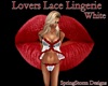 Lovers Lace Lingerie Wht