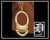 Gold Bollywood Hoops