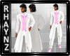 Pink/White Tuxedo Jacket