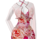 B Flower Pink Dress