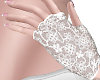 B! Lace Glove FMB white