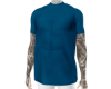 Tshirt Blu + Tats [MK]