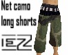 Net Camo Long Shorts