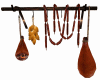 Hanging Meat and sausage