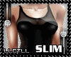 Abby Black Dress *Slim