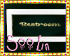 Restroom Sign/Green