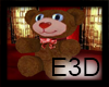 E3D-Brown Valentime Bear