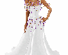 white gown with jewels