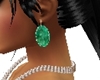 Tristana Emeral Earrings
