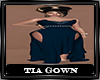 Tia Gown Navy Blue
