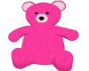 Pink Stripe Teddy Bear