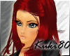 K red hair rosa
