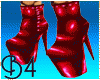 *B4* Red Nocturnal Boots