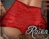 *R* Lacey Shorts Red