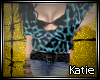 (K) Cheetah Dress Blue