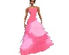 Pink on Pink Gown w/trai