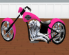 (BL) Pink Harley Chopper