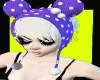 Purple Mickey hat + hair