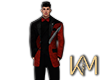 Blk-Red Formal suit