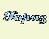 Topaz Name Sticker