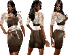BROWN LACE OUTFITS