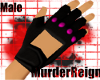 {MR} Black Pink Gloves