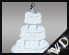 WD* Sky Wedding Cake