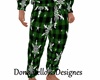 green christmas pants