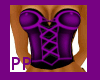 Purple PVC Bustier