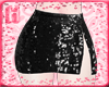 |H| Black Glitter Skirt