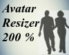 Avatar Resizer 200 %