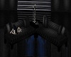 *cp* black corner couch