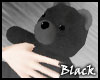 BLACK teddy bear