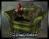 (OD) Green Moorian chair