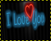 I love You Neon Sign