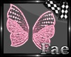 Pink Lace Fairy Wings