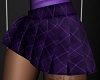 PLAID SKIRT PURPLE W/TAT